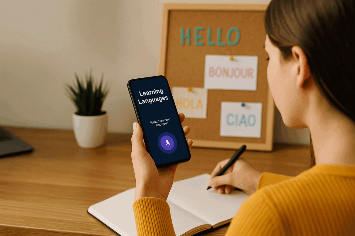 ChatGPT nyelvtanulás – hangalapú AI beszélgetés képernyőképe