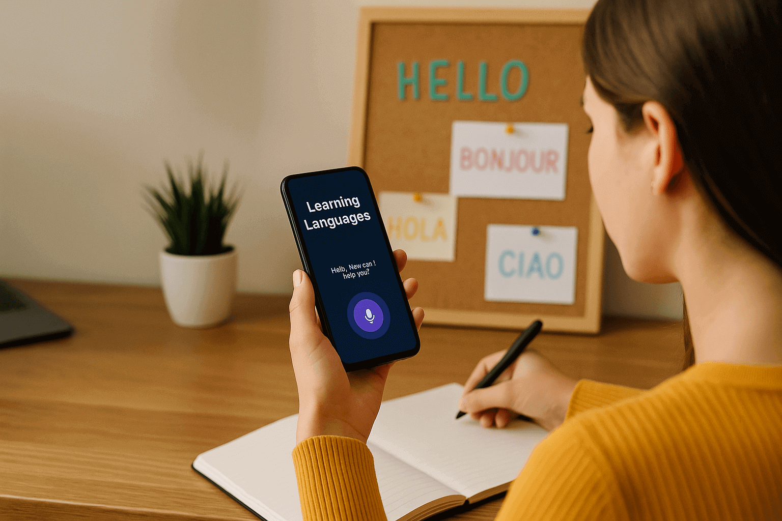 ChatGPT nyelvtanulás – hangalapú AI beszélgetés képernyőképe