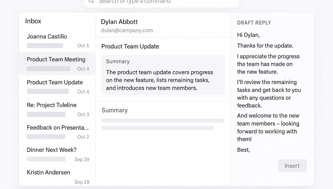 Superhuman e-mail kezelő felület