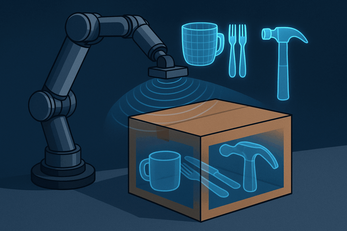 mmNorm - robot ami felismeri a csomag tartalmát
